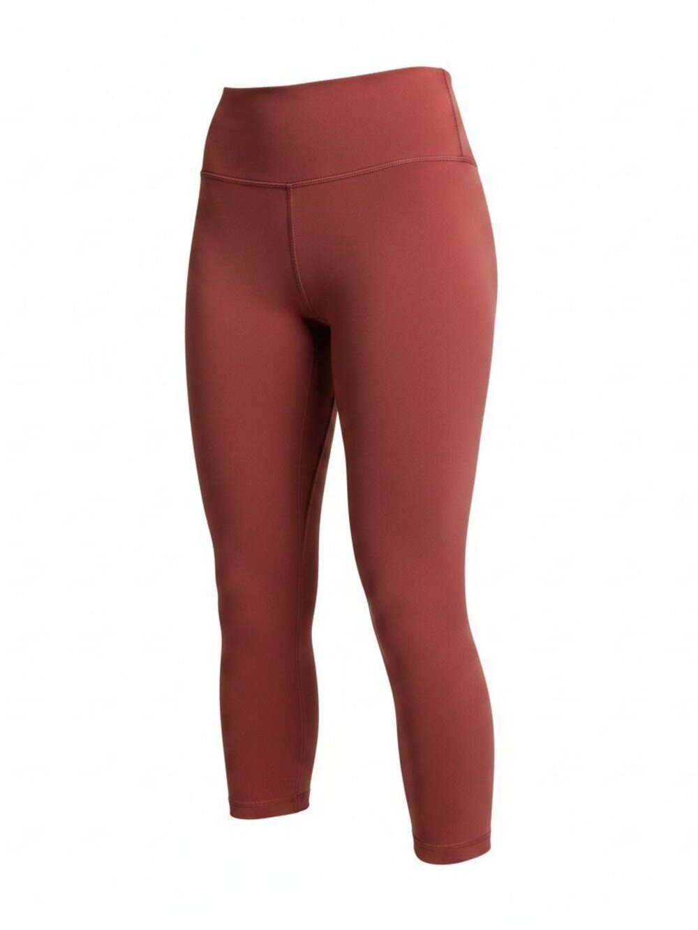 Lululemon Align High Rise Crop Legging 21" Size 6 Burnt Coral — EUC